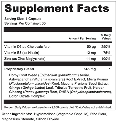 Male Enhancement ingredient image